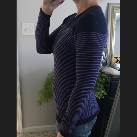 Talbots Navy Blue/Purple Sweater - Picture 8 of 8